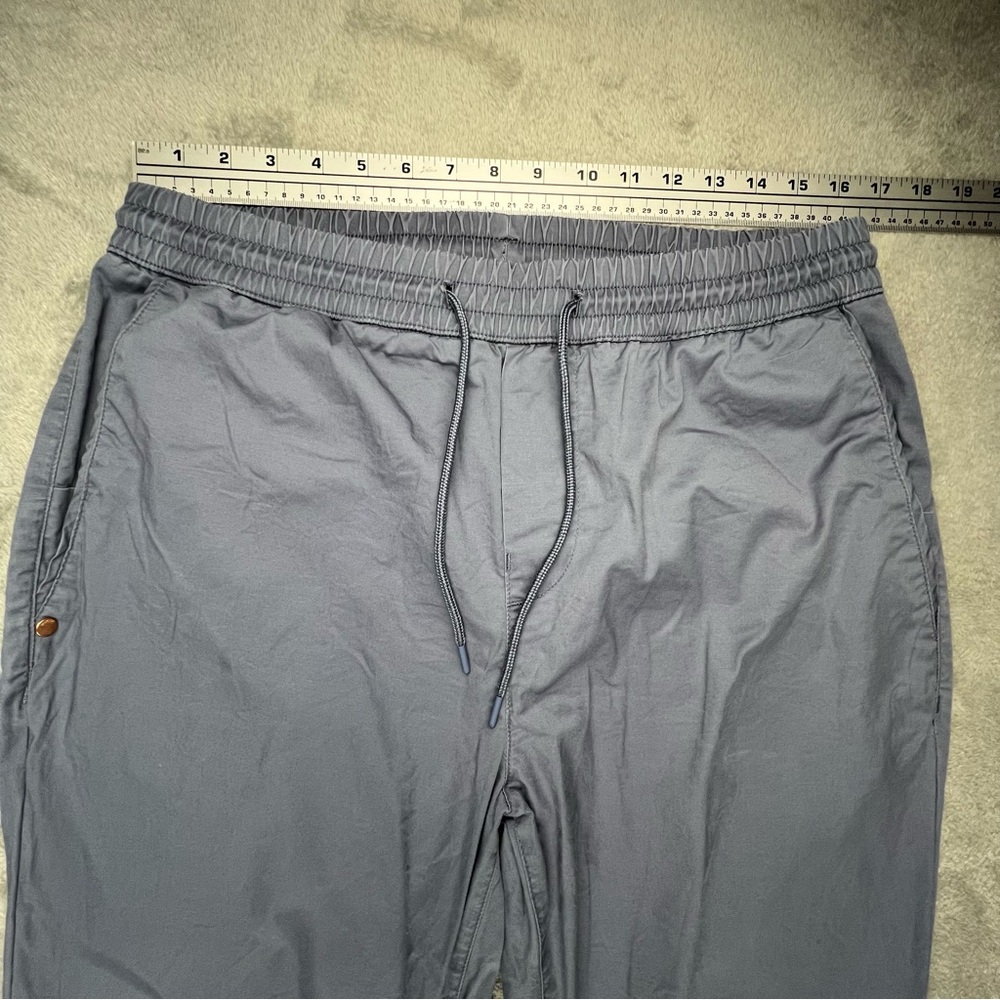 Mugsy Joggers Pants Mens Large Cadets Blue Gray Lightweight Twill Casual J7PNNY - Picture 3 of 10